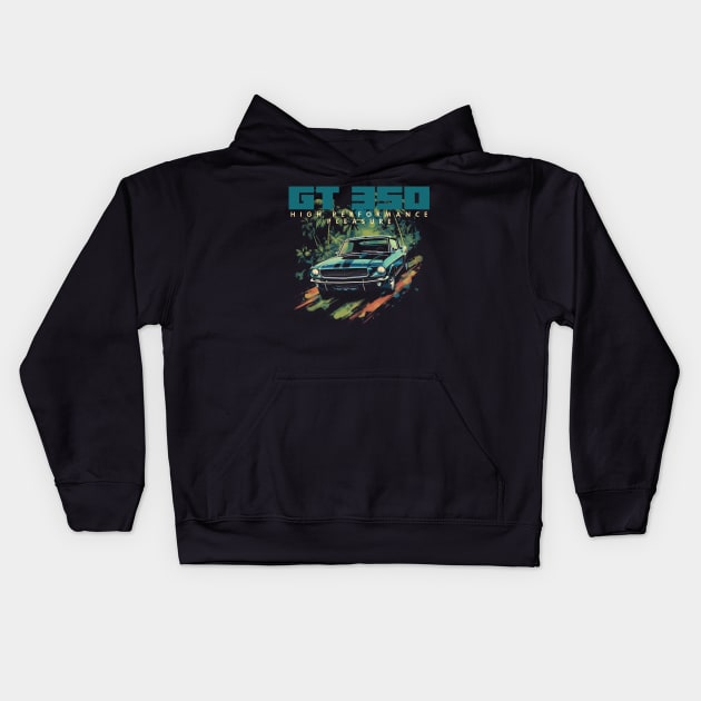 Drive the GT 350 Kids Hoodie by Quotee